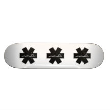 Star Of Life(BW) Skate Board Deck