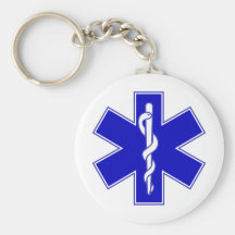 Star of Life Key Chain