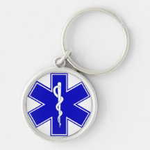 Star of Life Key Chain