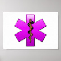 Star Of Life(pink) Posters