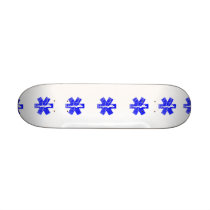 Star of life skateboard - Customised