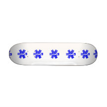 Star of life skateboard - Customised
