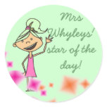 Star of the Day! Round Sticker