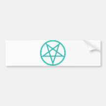 Star Pentagram Five 5 Pointed Symbol Classic Comic Bumper Sticker