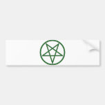 Star Pentagram Five 5 Pointed Symbol Classic Comic Bumper Sticker