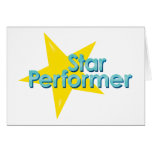 Star Performer Greeting Cards
