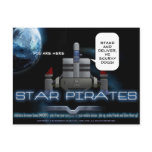 Star Pirates Invitation Postcard