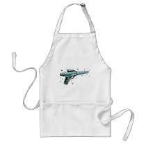 Star Ray Gun Laser Pistol Apron