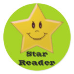 Star Reader Sticker