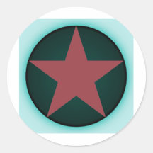 star round sticker