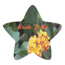 Star-Shaped, Bride-To-Be Sticker