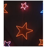Star shaped neon lights t-shirts