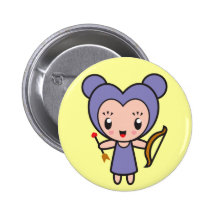 Star Sign Character - Sagittarius Pinback Buttons