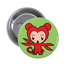 Star Sign Character - Scorpio Pinback Button