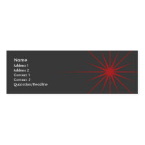 Star - Skinny business cards