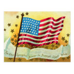 Star Spangled Banner American Flag Postcard