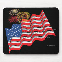 Star Spangled Banner Mouse Pads