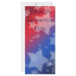 Star Spangled Bookmark Rack Card