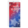 Star Spangled Bookmark Rack Card