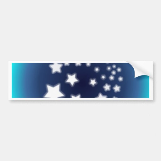Star Spatter Bumper Sticker