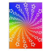 Star Spiral & Colour Wheel: Greeting Cards