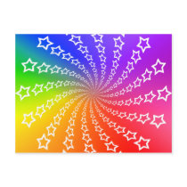 Star Spiral & Colour Wheel: Post Card