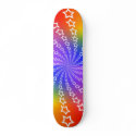 Star Spiral: Custom Skateboard