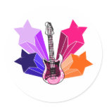 Star Struck Guitar stickers