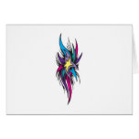 Star Tails Tattoo Design Greeting Cards