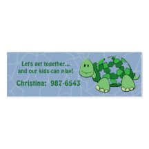 Star Turtle Playdate Card Business Card Templates