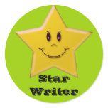 Star Writer Sticker