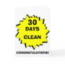 Starburst 30 days clean card