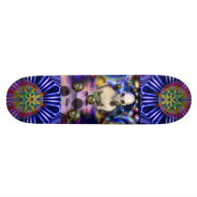 Starburst Alein Creation Skate Board Deck