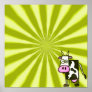 Starburst Cow Print