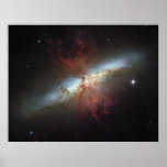 Starburst galaxy M82 posters
