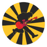 Starburst Rocker Sticker