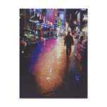 "Stardust" New York Scene Watercolor Painting postcards