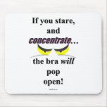 Stare and Concentrate for Treat mousepads