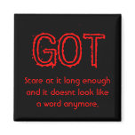 Stare At It Refrigerator Magnet