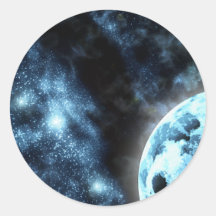 Starfield Round Sticker