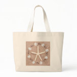 Starfish and shells pentagram bags