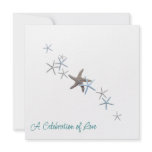Starfish Beach Wedding Invitations