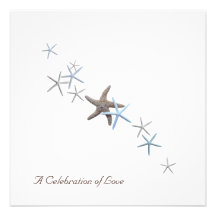 Starfish Beach Wedding Invitations
