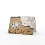 Starfish Bride Groom cards
