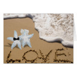 Starfish Bride Groom Greeting Cards