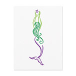 Starfish Mermaid postcards