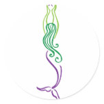 Starfish Mermaid stickers