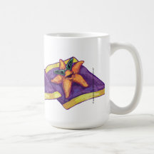 Starfish on Towels Mug
