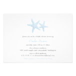 Starfish Pair Shower/Party Invitation