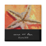 Starfish Save the Date Magnet